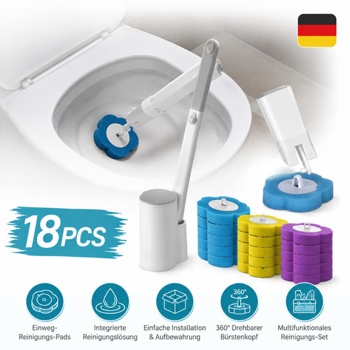 Sistema pulizia spazzola wc - sistema, di