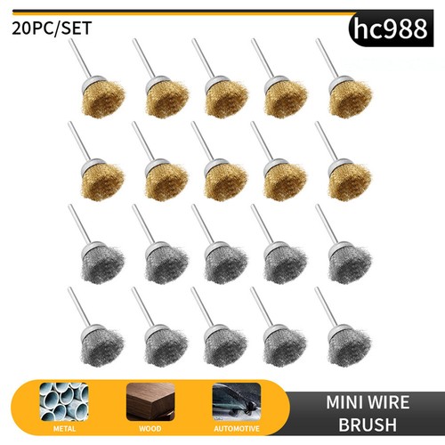 20pcs mini spazzola ottone - mini,
