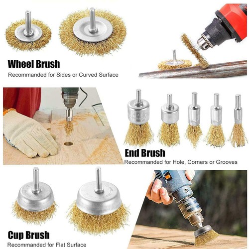 Set combinazione spazzola filo - combinazione,